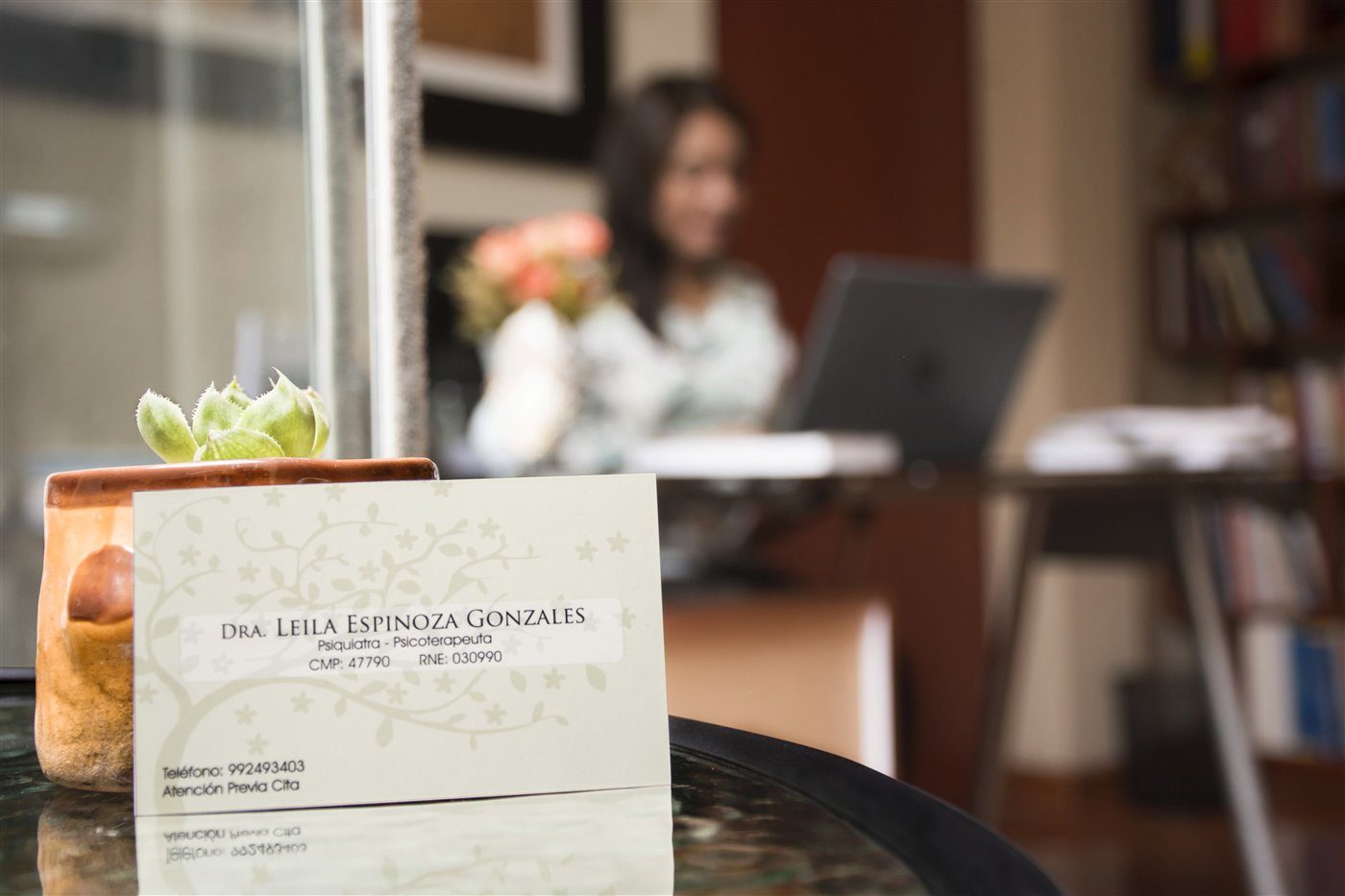 Ambiente de consulta de salud mental